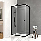 Aurlane Cabina de ducha Touch Rectangle (80 x 110 x 215 cm, Negro) | BAUHAUS