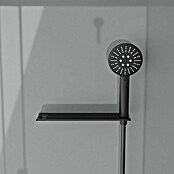 Aurlane Cabina de ducha Touch Round (90 x 90 x 215 cm, Negro) | BAUHAUS