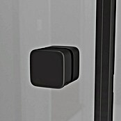 Aurlane Cabina de ducha Touch Round (90 x 90 x 215 cm, Negro) | BAUHAUS