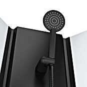 Aurlane Cabina de ducha Essentiel Round (85 x 85 x 199,5 cm, Blanco/Negro) | BAUHAUS
