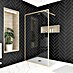 Aurlane Mampara de ducha fija Golden Edge 