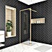 Aurlane Mampara de ducha fija Golden Edge 