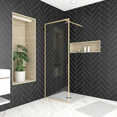 Aurlane  Duschwand Golden Edge