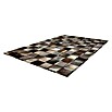 Kayoom Echtlederteppich Eclipse 410 (Grau, 230 x 160 cm)