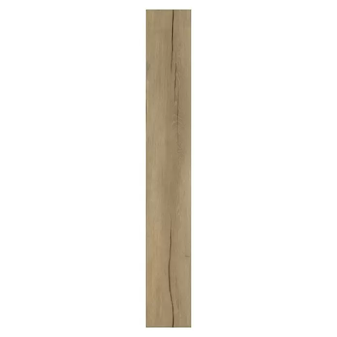 Gerflor Vinylbodenmuster Rigid Acoustic Paloma Brown - 250 x 229 x 5,4 mm, Paloma Brown - Helles braunes Holzpaneel mit natürlicher Maserung und markanten dunklen Rissen.