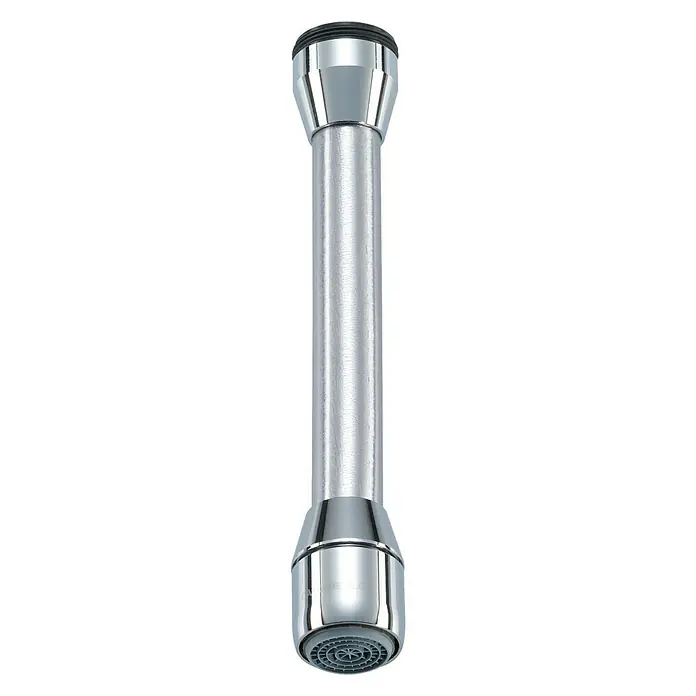 Neoperl Flexo - M22X1/ M24X1, Latón, Cromo - Extensor de grifo flexible cromado para una fácil instalación y uso en la cocina y el baño.