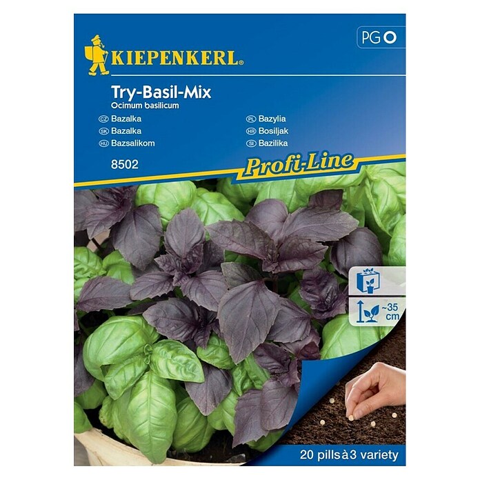 Kiepenkerl Sjeme začinskog bilja Try-mješavina bosiljka  (Ocimum basilicum, Vrijeme sjetve: Svibanj, Berba: Lipanj) | BAUHAUS