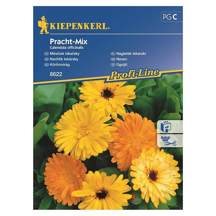 Kiepenkerl Profi-Line Sjeme cvijeća Neven Pracht-Mix  (Calendula officinalis, Žuta, narančasta) | BAUHAUS