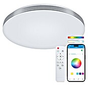 Ksix Plafón LED redondo inteligente Boreal (52,2 W, Ø x Al: 385 x 67 cm, Blanco, RGB) | BAUHAUS