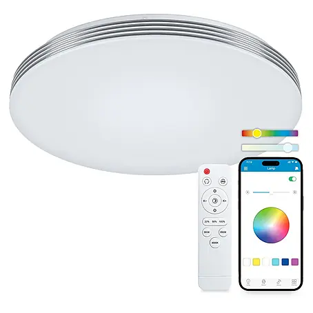 Ksix  Plafón LED redondo inteligente Boreal