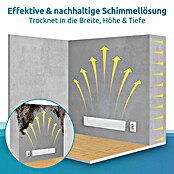 Technaxx Schimmelschutz Schimmel-DRY Basismodul M1 und Erweiterungs-Set M2 (Weiß, L x H: 52 x 9,5 cm) | BAUHAUS