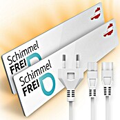 Technaxx Schimmelschutz Schimmel-DRY Basismodul M1 und Erweiterungs-Set M2 (Weiß, L x H: 52 x 9,5 cm) | BAUHAUS