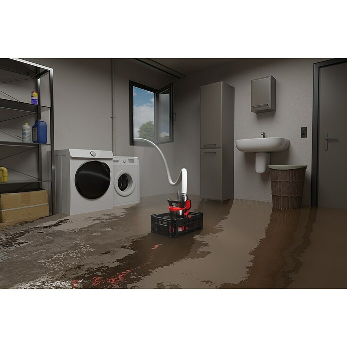 Einhell Schmutzwasserpumpe GE-DP 7535 (Max. Fördermenge: 18 500 l/h, Eintauchtiefe: 7 m) | BAUHAUS