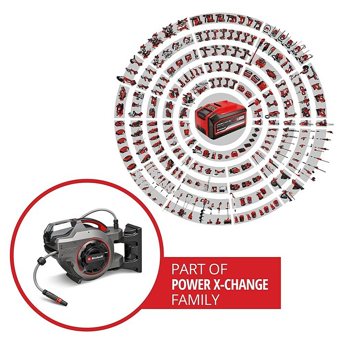 Einhell Power X-Change 18V Akku-Schlauchtrommel GE-HR 18/30-1 (18 V, Ohne Akku) | BAUHAUS