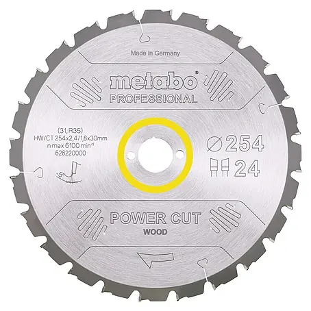 Metabo  Kreissägeblatt Power Cut Wood Professional