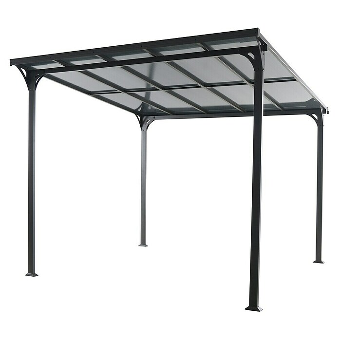 Sunfun Aanbouwpaviljoen Poly (l x b: 300 x 300 cm, Antraciet)