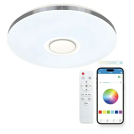 Ksix  Plafón LED redondo inteligente Aura