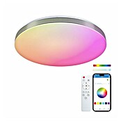 Ksix Plafón LED redondo inteligente Boreal (52,2 W, Ø x Al: 385 x 67 cm, Blanco, RGB) | BAUHAUS