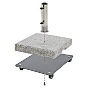 Doppler Schirmständer Fahrgestell Vario (L x B: 42 x 42 cm, Geeignet für: Schirmständer) | BAUHAUS