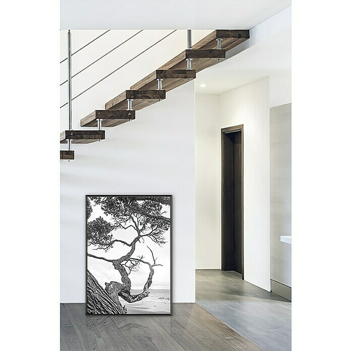 Nielsen Bilderrahmen Classic (Contrastgrau, 42 x 59,4 cm / DIN A2, Aluminium)