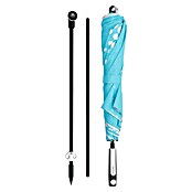 Doppler Expert Strandschirm Manual Muli (Blau/Silber, Durchmesser Bespannung: 160 cm) | BAUHAUS