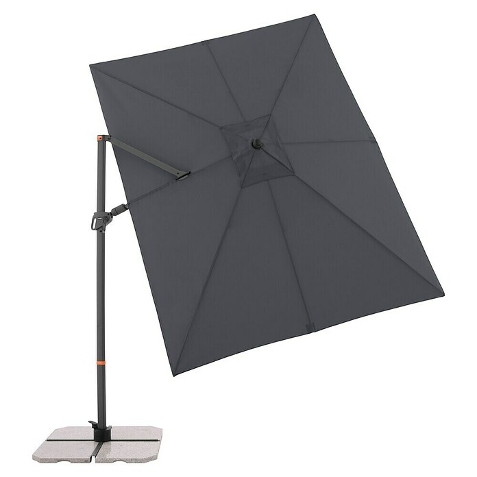 Doppler Ampelschirm myZone AX (Anthrazit, Bespannungsmaß (L x B): 320 x 240 cm) | BAUHAUS