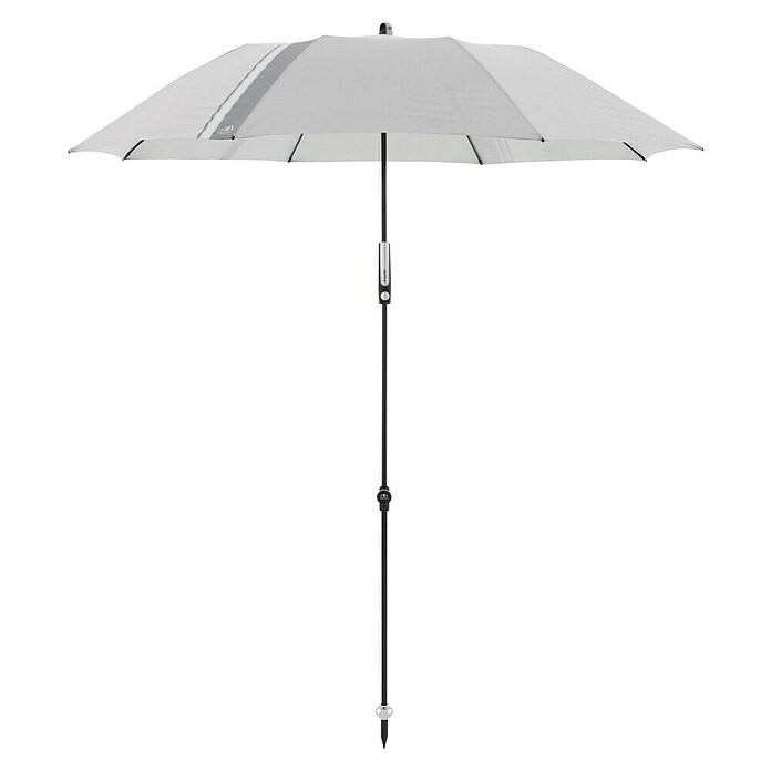 Doppler Expert Strandschirm Manual Muli (Hellgrau, Durchmesser Bespannung: 160 cm) | BAUHAUS