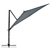 Doppler Ampelschirm myZone AX (Blockstreifen Anthrazit, Bespannungsmaß (L x B): 320 x 240 cm) | BAUHAUS