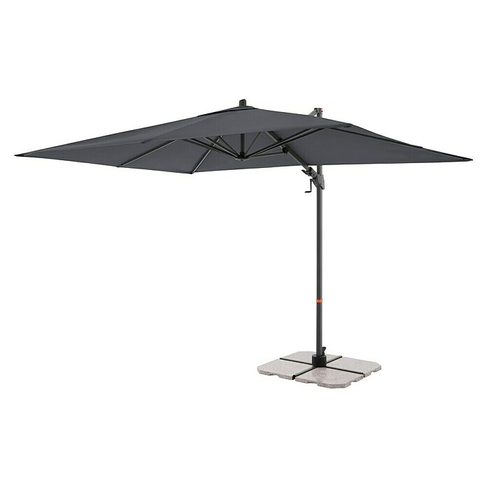 Doppler Ampelschirm myZone AX (Anthrazit, Bespannungsmaß (L x B): 320 x 240 cm) | BAUHAUS