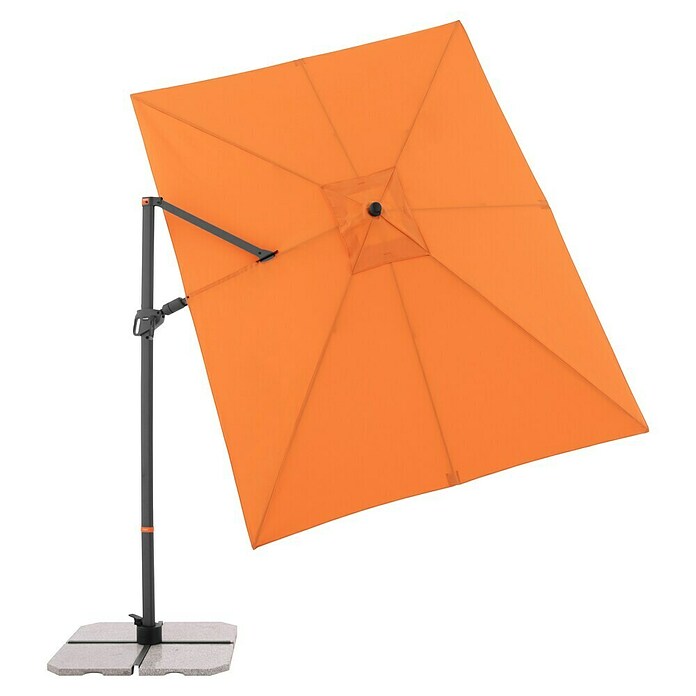 Doppler Ampelschirm myZone AX (Orange, Bespannungsmaß (L x B): 320 x 240 cm) | BAUHAUS