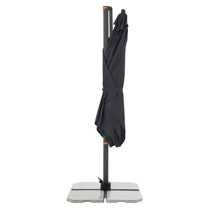 Doppler Ampelschirm myZone AX (Anthrazit, Bespannungsmaß (L x B): 320 x 240 cm) | BAUHAUS