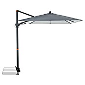Doppler Ampelschirm myZone AX (Blockstreifen Anthrazit, Bespannungsmaß (L x B): 210 x 210 cm) | BAUHAUS