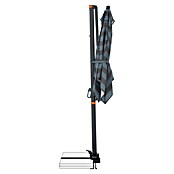 Doppler Ampelschirm myZone AX (Blockstreifen Anthrazit, Bespannungsmaß (L x B): 210 x 210 cm) | BAUHAUS