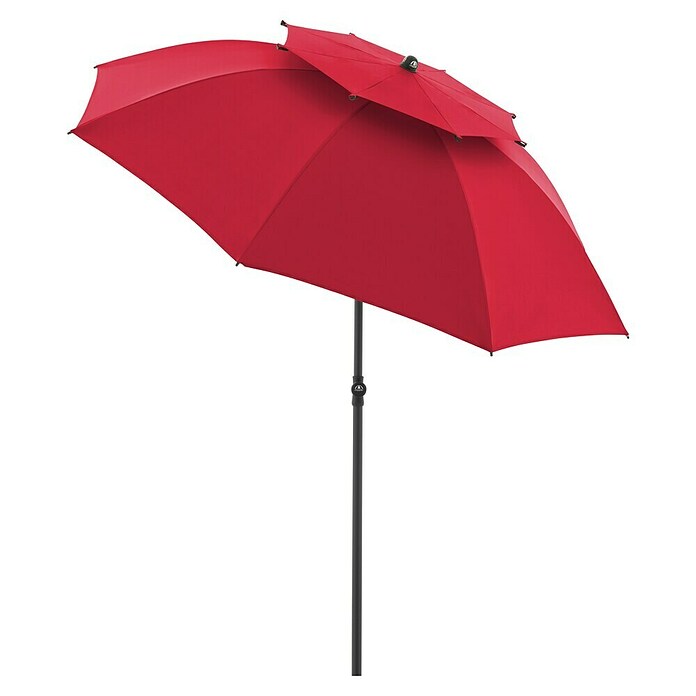 Doppler Strandschirm Windprofi Neo (Rot, Durchmesser Bespannung: 200 cm) | BAUHAUS