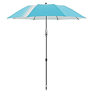Doppler Expert Strandschirm Manual Muli (Blau/Silber, Durchmesser Bespannung: 160 cm)