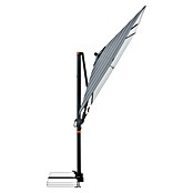 Doppler Ampelschirm myZone AX (Blockstreifen Anthrazit, Bespannungsmaß (L x B): 210 x 210 cm) | BAUHAUS