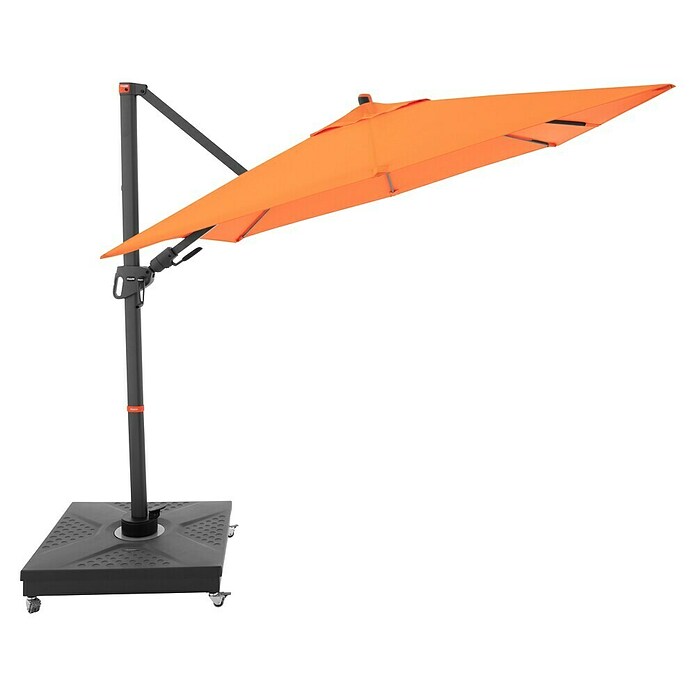 Doppler Ampelschirm myZone AX (Orange, Bespannungsmaß (L x B): 210 x 210 cm) | BAUHAUS