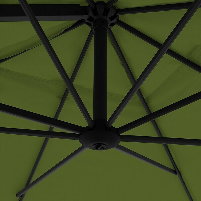 Doppler Ampelschirm myZone AX (Kiwi, Bespannungsmaß (L x B): 210 x 210 cm) | BAUHAUS