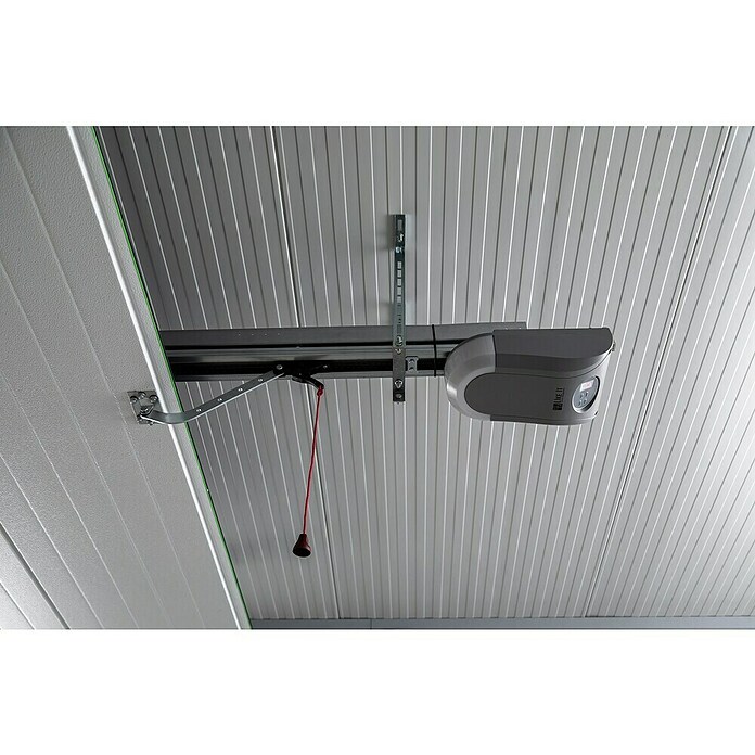 Telluria Garage Classico 3654G (Außenmaß inkl. Dachüberstand (B x T): 388 x 568 cm, Stahl, Lichtgrau/Anthrazit, Ohne Set) | BAUHAUS