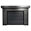 Telluria Garage Classico 3654G (Außenmaß inkl. Dachüberstand (B x T): 388 x 568 cm, Stahl, Lichtgrau/Anthrazit, Ohne Set) | BAUHAUS