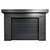 Telluria Garage Classico 3654G (Außenmaß inkl. Dachüberstand (B x T): 388 x 568 cm, Stahl, Lichtgrau/Anthrazit, Ohne Set) | BAUHAUS