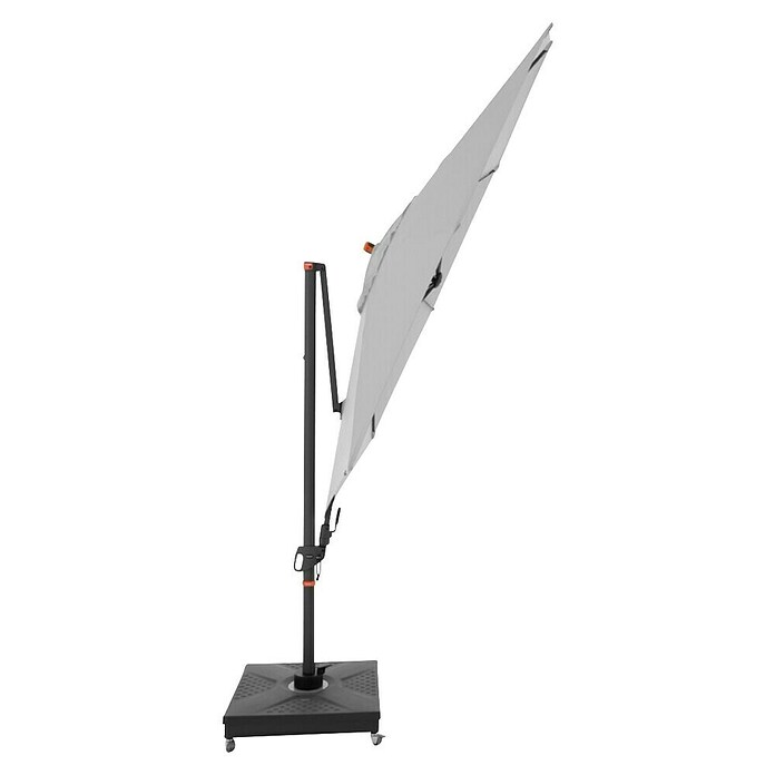 Doppler Ampelschirm Ax My Zone (Hellgrau, Bespannungsmaß (L x B): 3,31 x 3,31 m) | BAUHAUS