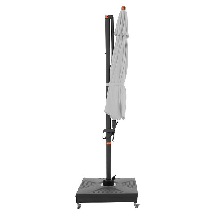 Doppler Ampelschirm Ax My Zone (Hellgrau, Bespannungsmaß (L x B): 3,31 x 3,31 m) | BAUHAUS