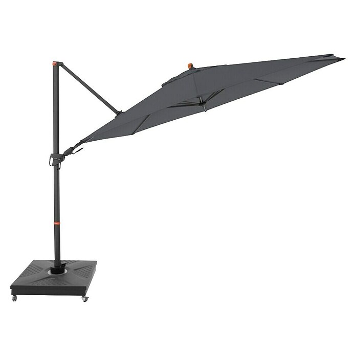 Doppler Ampelschirm Ax My Zone (Anthrazit, Bespannungsmaß (L x B): 3,31 x 3,31 m) | BAUHAUS
