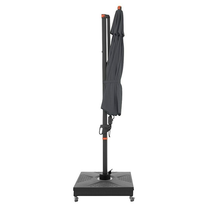 Doppler Ampelschirm Ax My Zone (Anthrazit, Bespannungsmaß (L x B): 3,31 x 3,31 m) | BAUHAUS