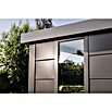 Telluria Gartenhaus Luminato 3930 (Außenmaß inkl. Dachüberstand (B x T): 408 x 318 cm, Stahl, Lichtgrau/Anthrazit, Ohne Set) | BAUHAUS