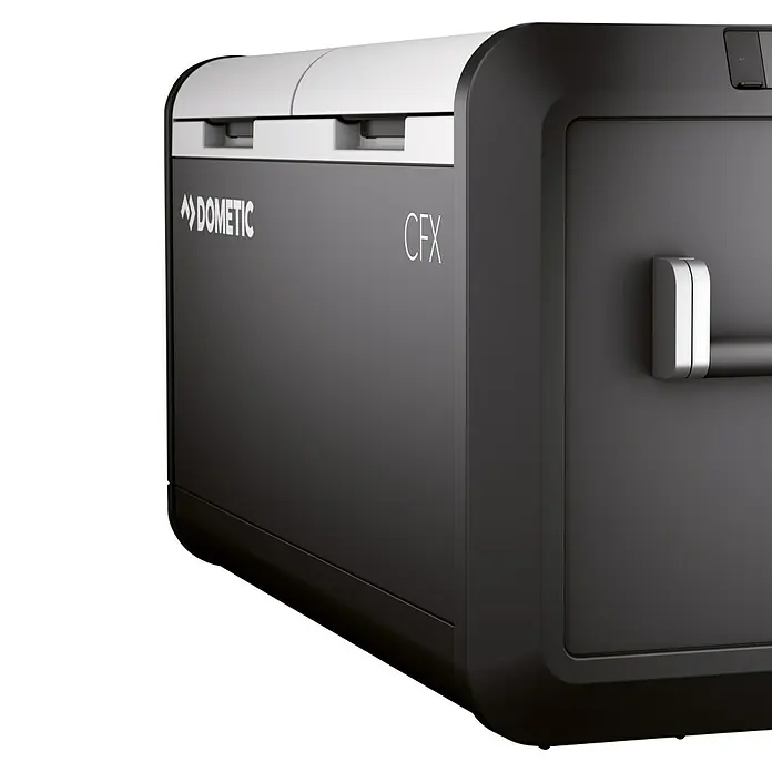 Dometic Kompressor Kühlbox CFX3 75DZ - L x B x H: 89,2 x 49,5 x 47,2 cm, 75 l - Ein Dometic CFX Kühlgerät, ideal für Reisen und Outdoor-Aktivitäten, bietet zuverlässige Kühlung und Gefrierfunktion.