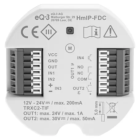 Homematic IP  Control de apertura de puertas Universal
