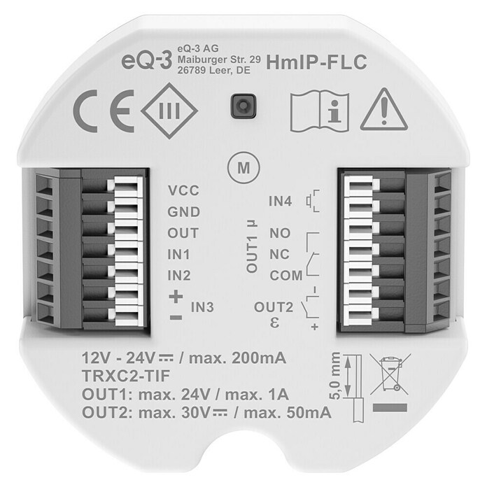 Homematic IP Controller Universal Motorschloss (Passend für: Intelligentes Türmanagement, Grau, B x L: 12,2 x 9,3 cm) | BAUHAUS