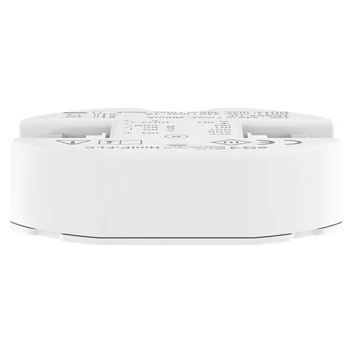 Homematic IP Controller Universal Motorschloss - Passend für: Intelligentes Türmanagement, Grau, B x L: 12,2 x 9,3 cm - Ansicht eines EQ-3 HomeMatic IP Schalt-Aktors für Smart-Home-Anwendungen. Kompakte Bauform, ideal zur Integration in bestehende Installationen.